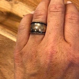 James Avery tapered dome ring